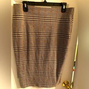 Houndstooth plaids skirt